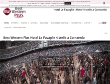Tablet Screenshot of hotelfavaglie.it